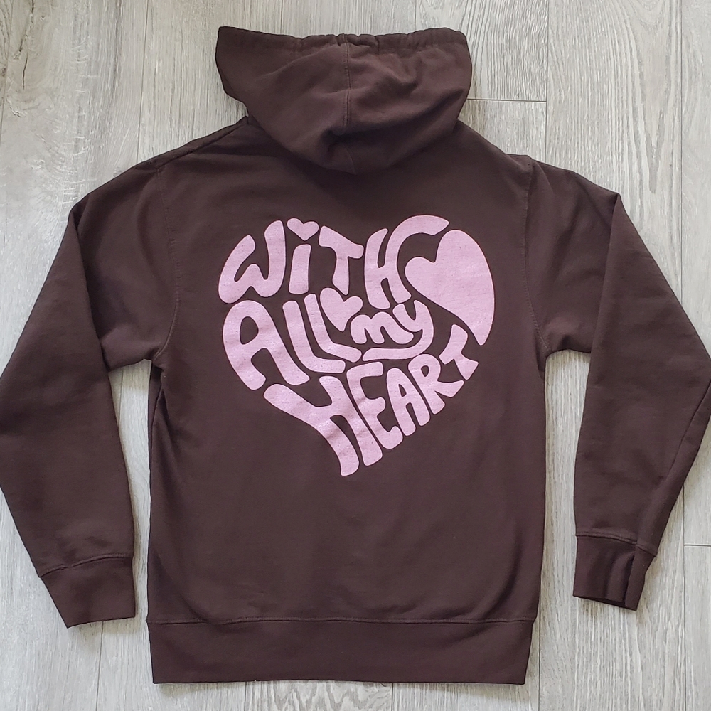 With All My Heart Hoodie Hoody Sweatshirt
